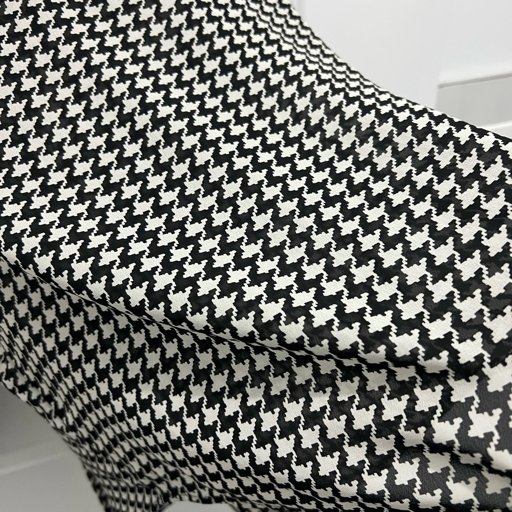 Ralph Lauren Black and White Houndstooth Top size medium - Picture 4 of 7
